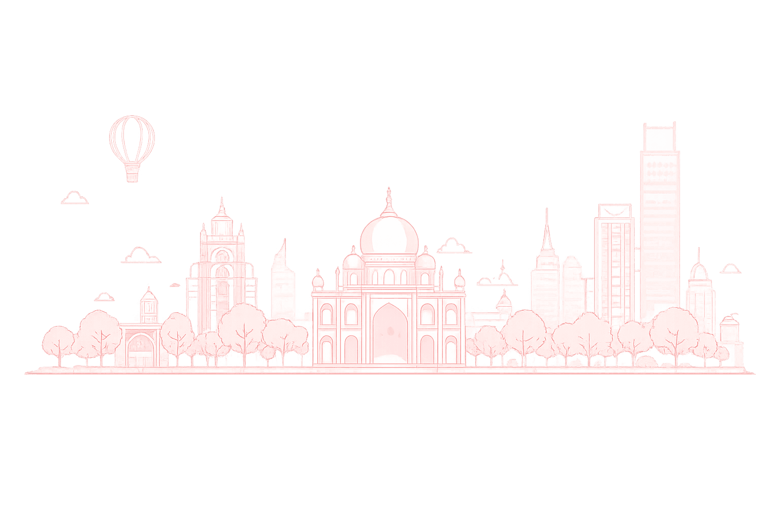 City Illustration Background